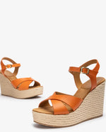 Wedge heel platform sandals