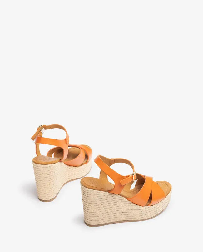 Wedge heel platform sandals